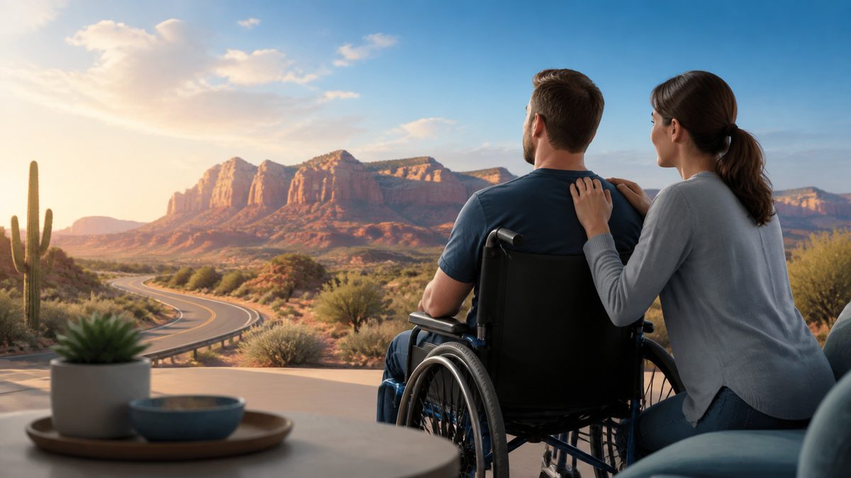caring for loved one after catastrophic injury: illustration