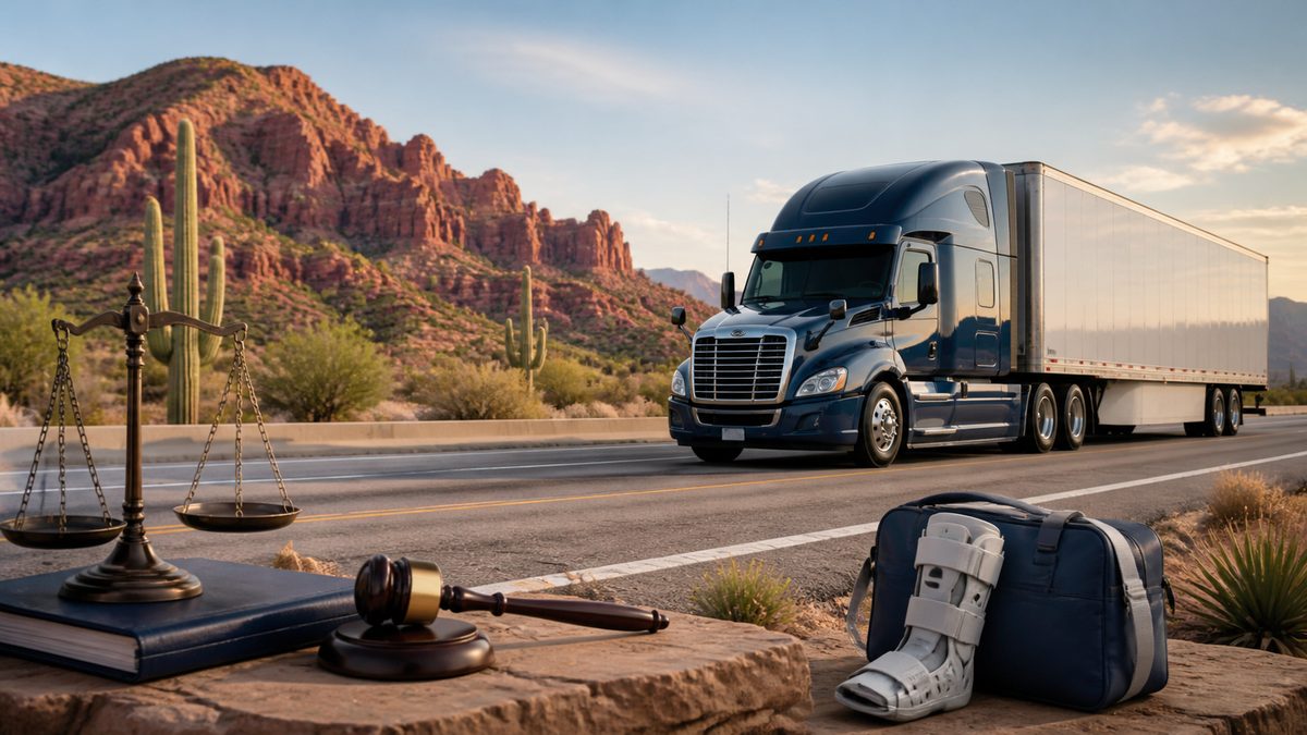 scottsdale tractor trailer accident lawyer: illustration